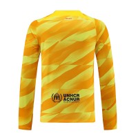 Camisa de time de futebol Barcelona Goleiro Replicas 3º Equipamento 2023-24 Manga Comprida